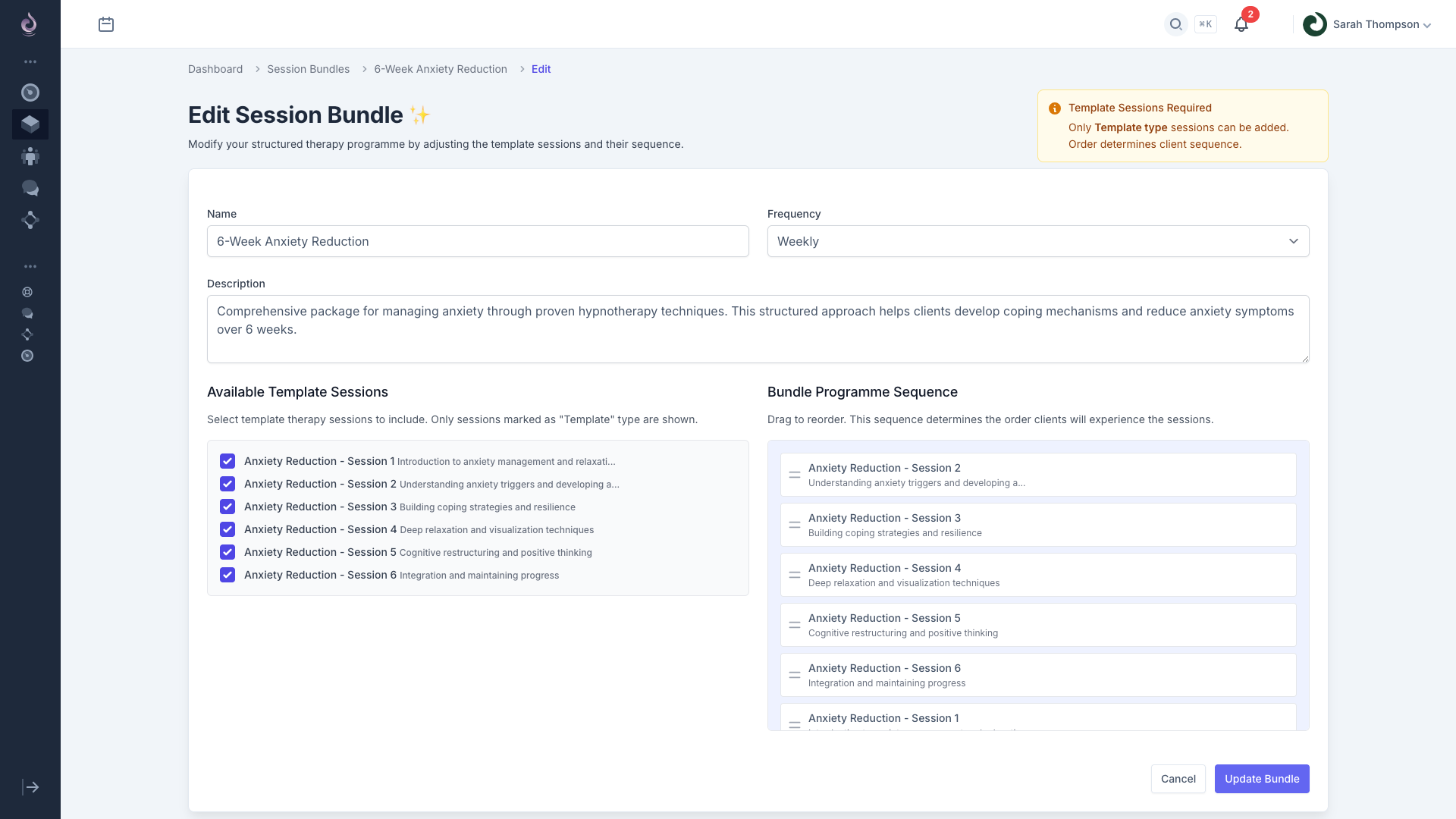 Configure Delivery Schedule
